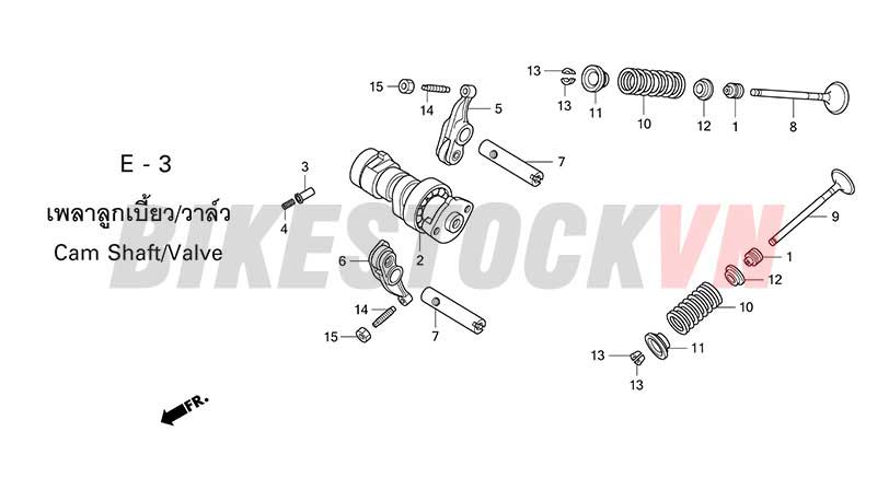 E-3_TRỤC CAM/XU PÁP